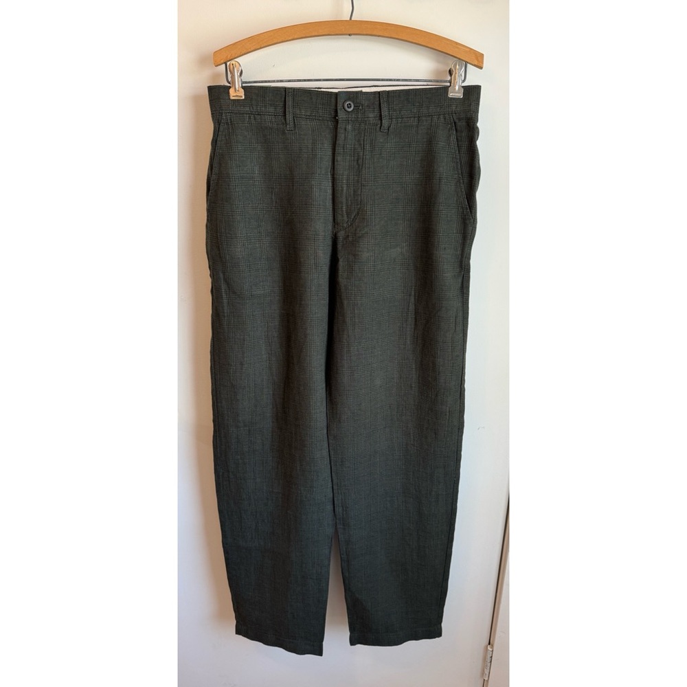 J. Crew Olive Green Men's Pants, 100% linen, 29 x 32